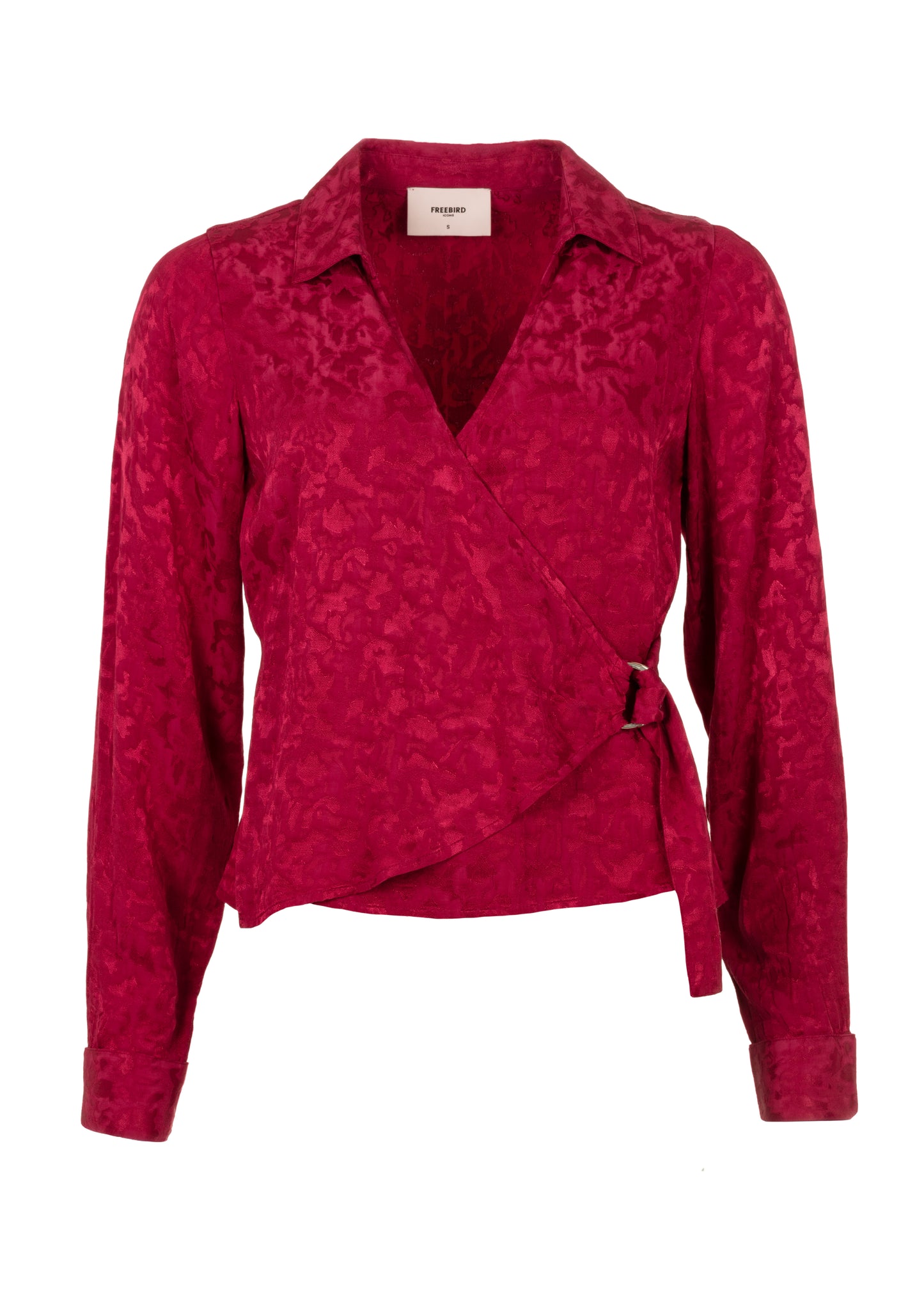 Bar Blouse Beet red