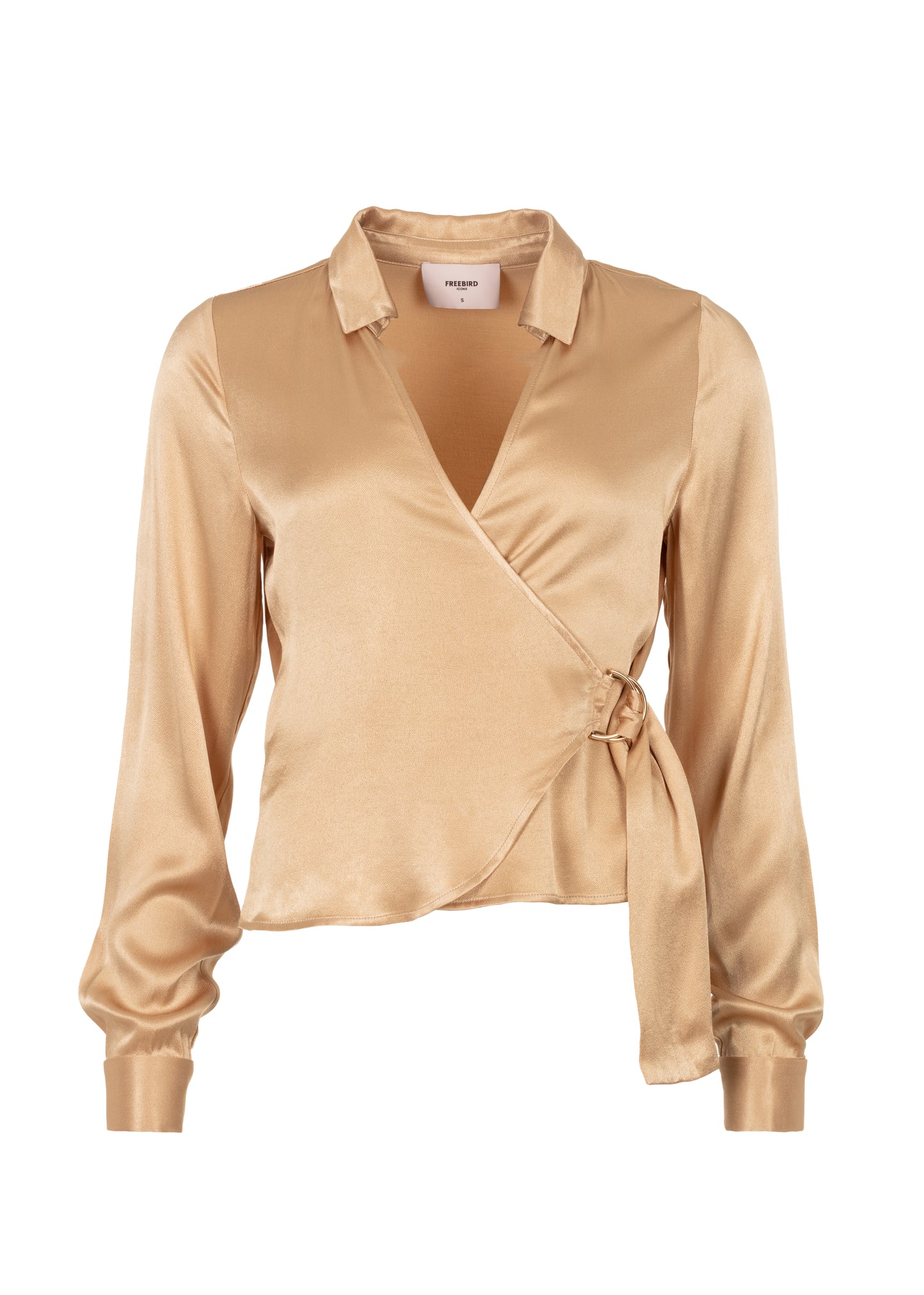 Bar Blouse Gold Camel
