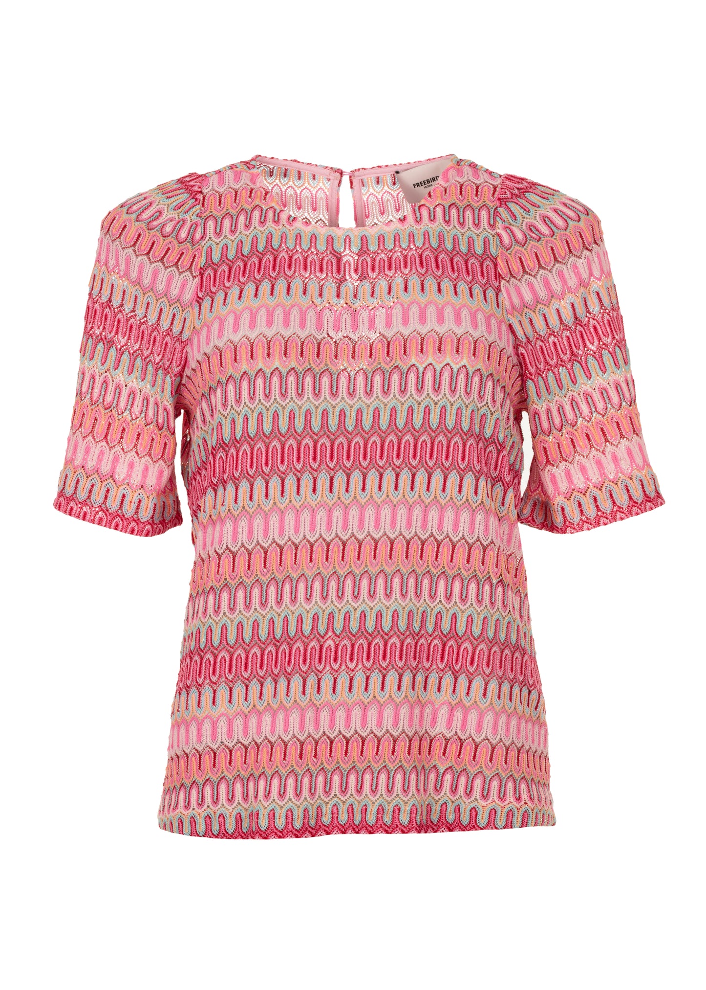 Bjork SS Top Multi Roze