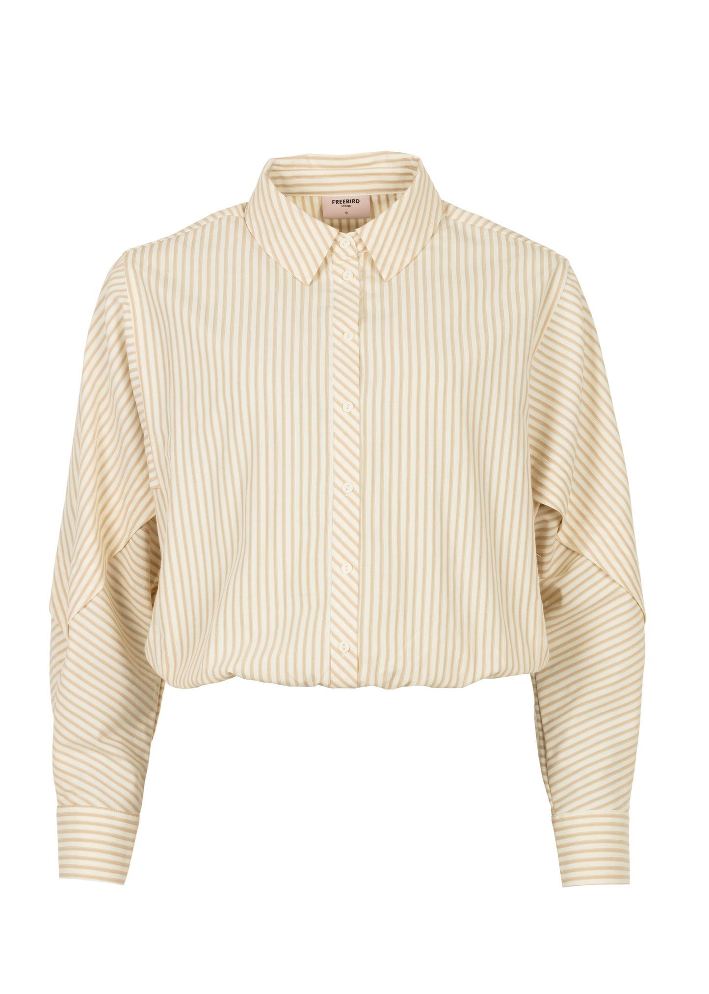 Blair Blouse Off-white/Camel