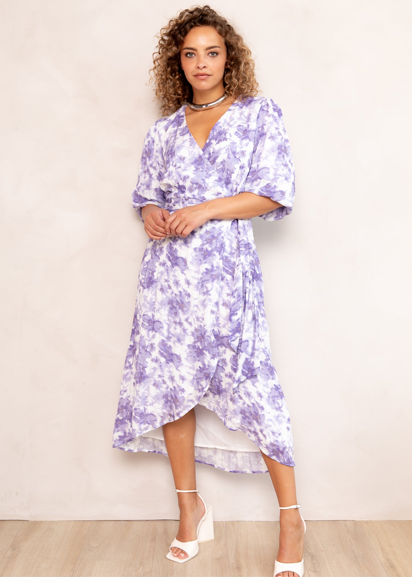 Blossom Midi Dress Lila