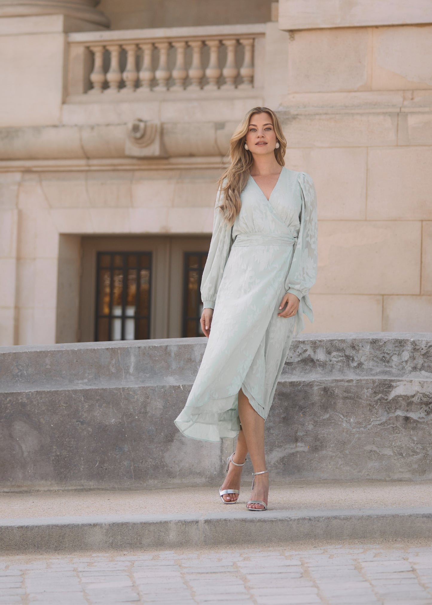 Blossom Dress Jade green