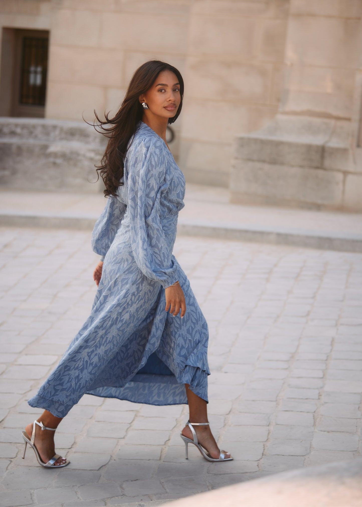 Blossom Dress Faded blue