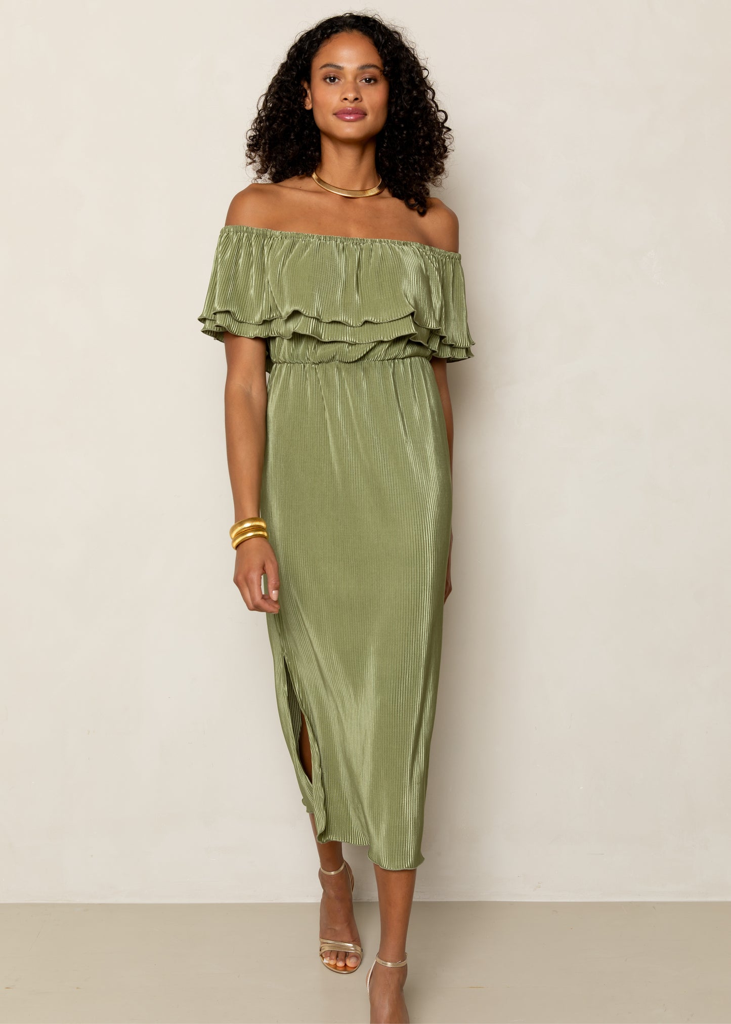 Bonne Dress Sage Green
