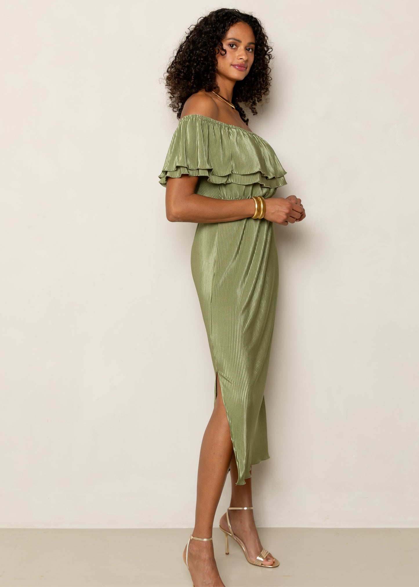 Bonne Dress Sage Green