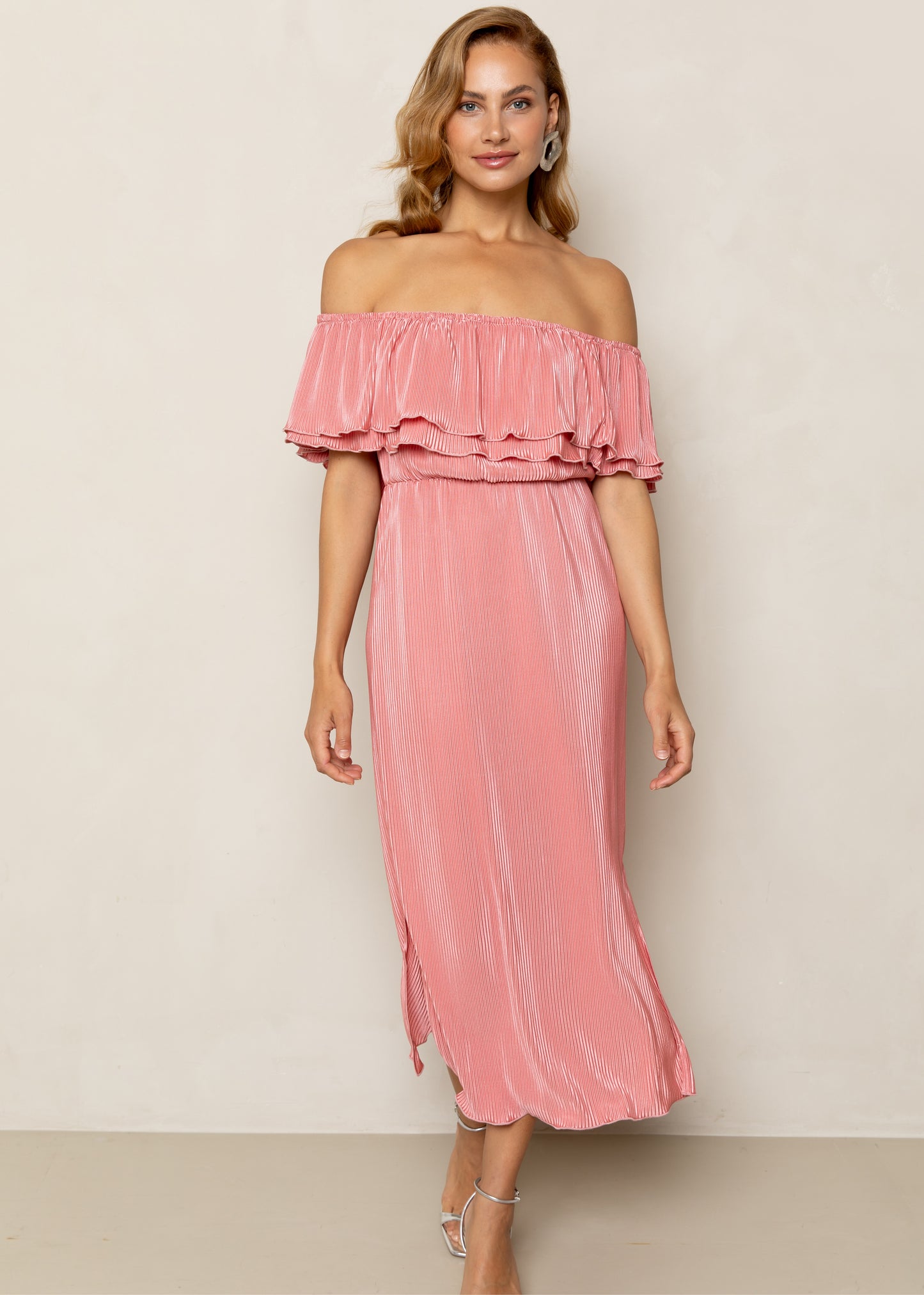 Bonne Dress Soft Coral