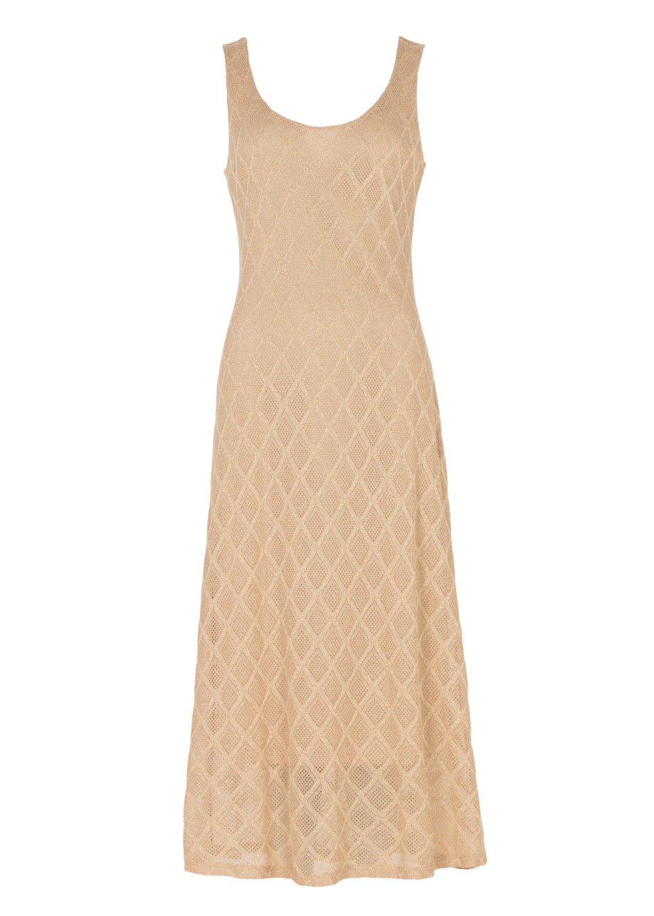 Delphina Dress Beige