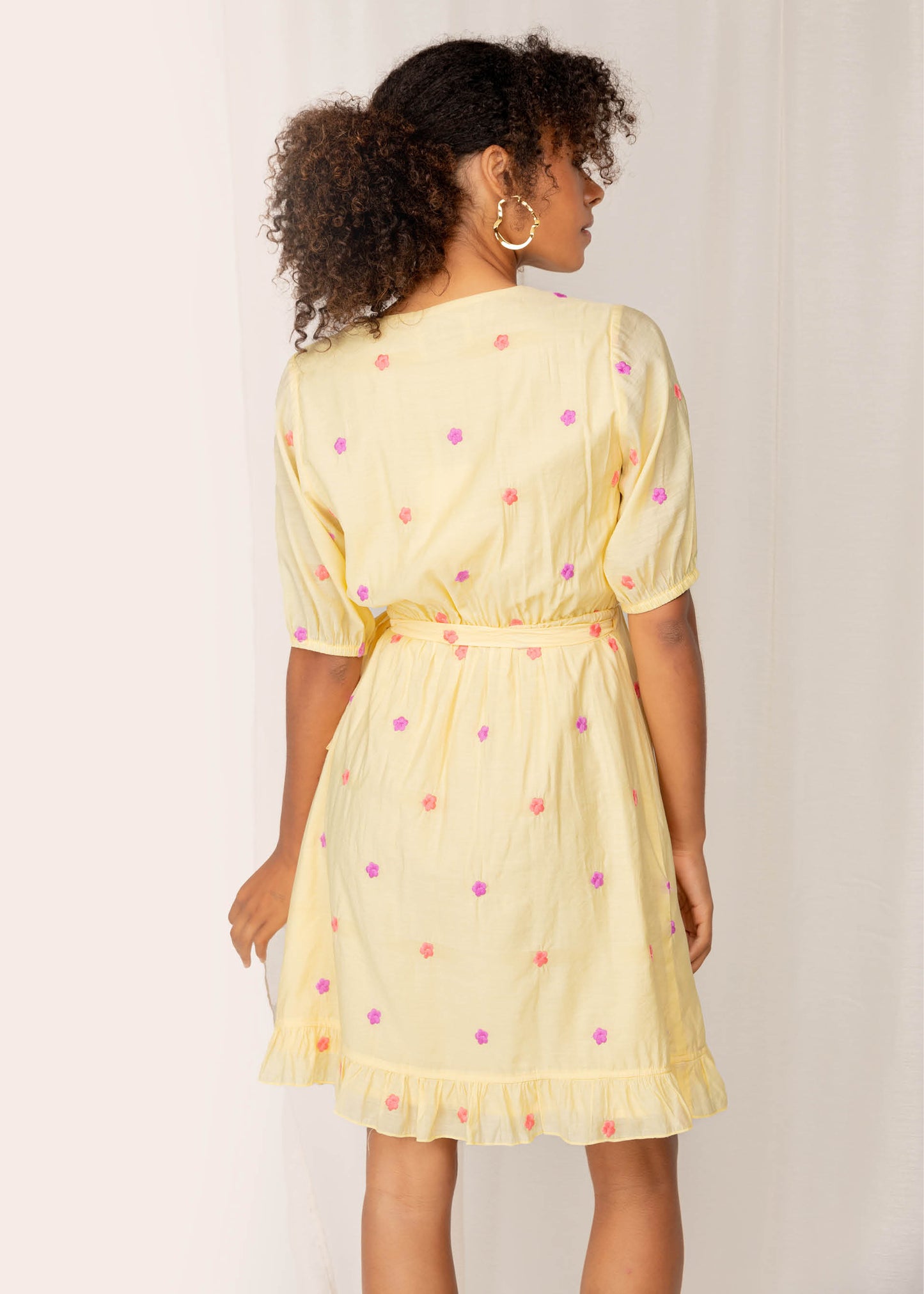 Denise Dress Soft yellow