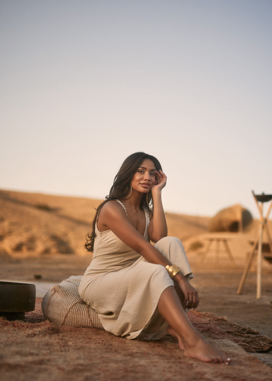 Diana Maxi Dress Beige