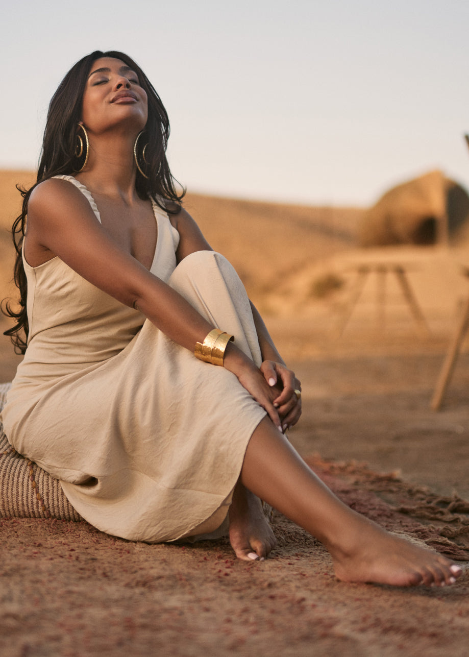 Diana Maxi Dress Beige