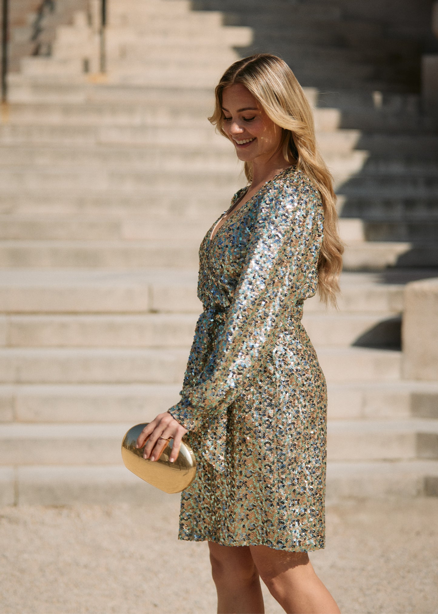 Dieke Ls Dress Multi colour