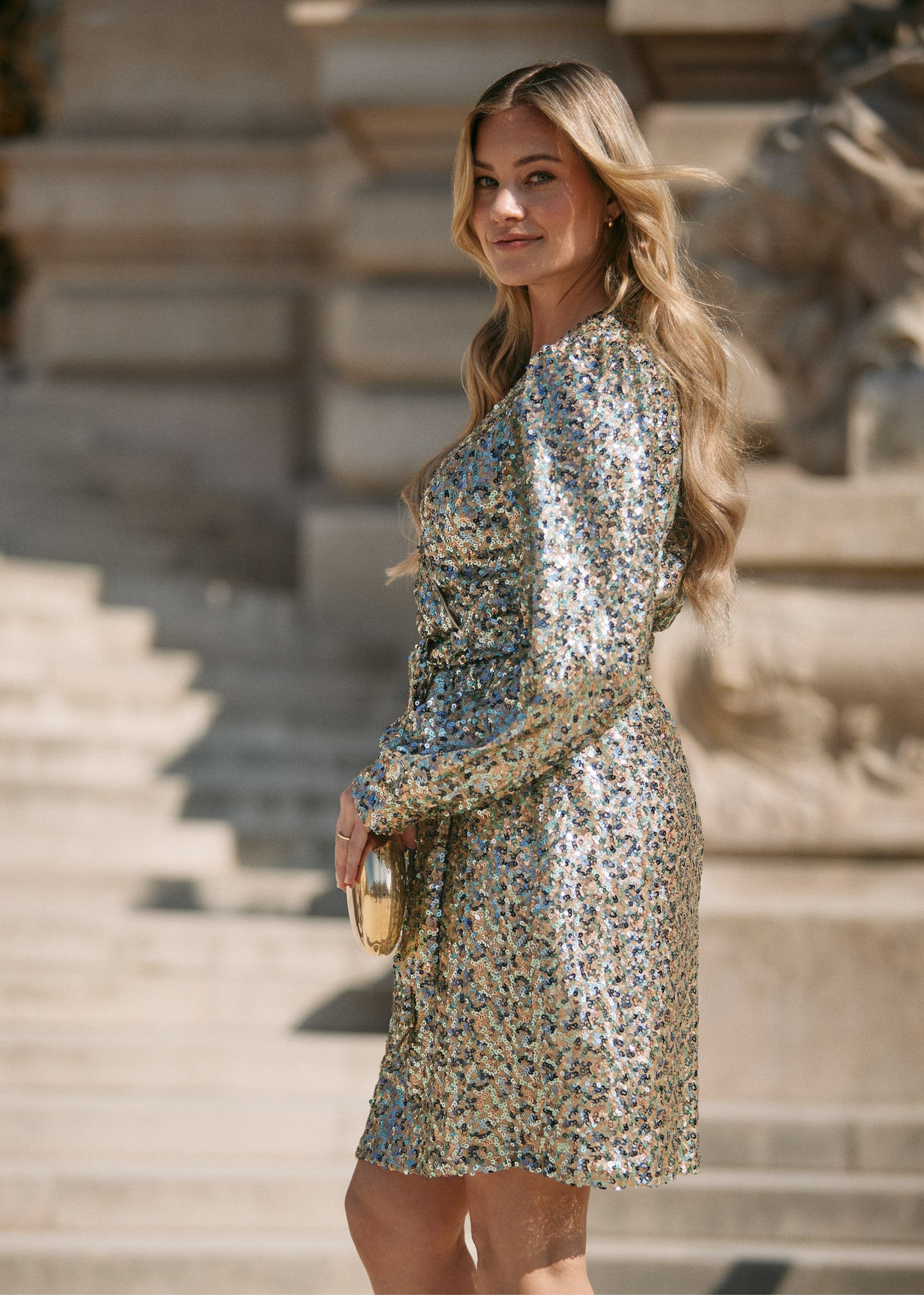 Dieke Ls Dress Multi colour