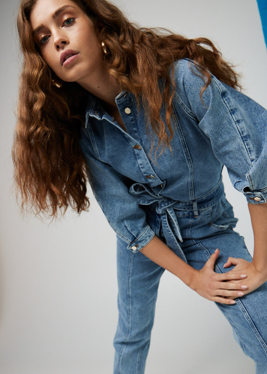 Polly Jumpsuit Light Blue