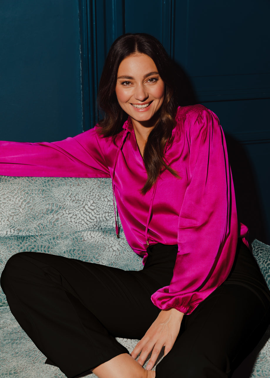 Sunday Blouse Berry Pink