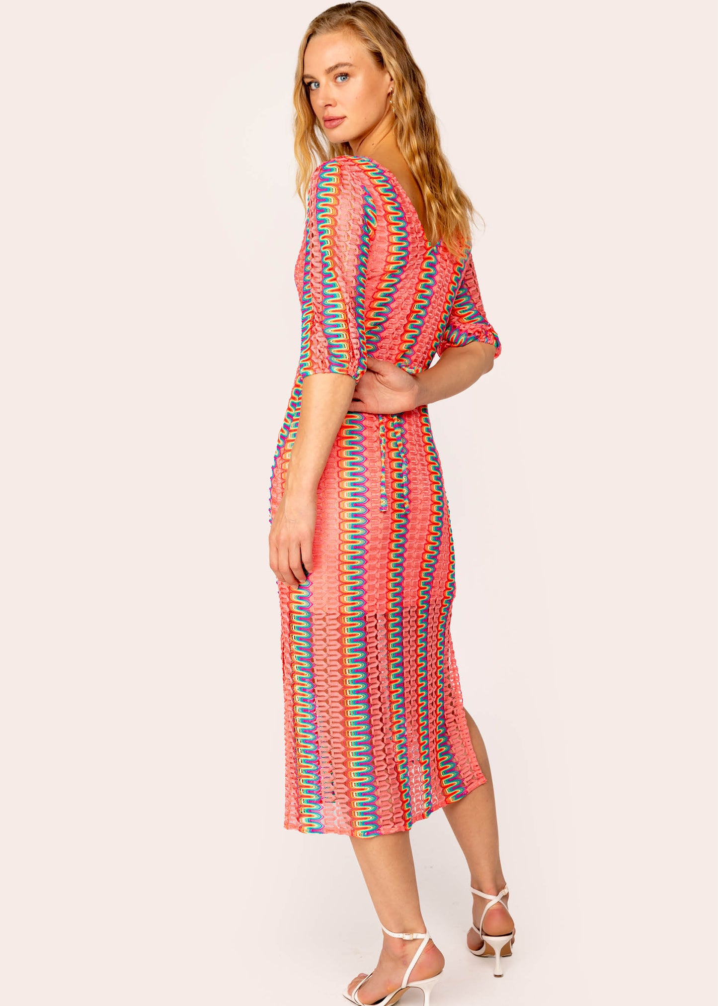 Gala Dress Multi Coral