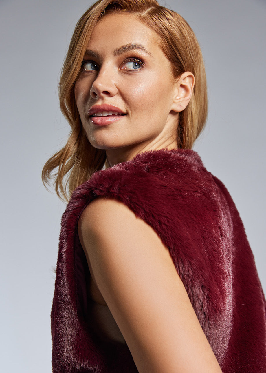 Glenna Gilet Rood
