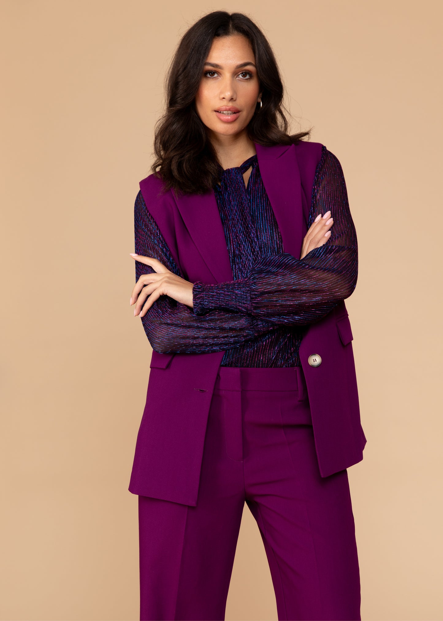 Benji Blouse Pink/Blue