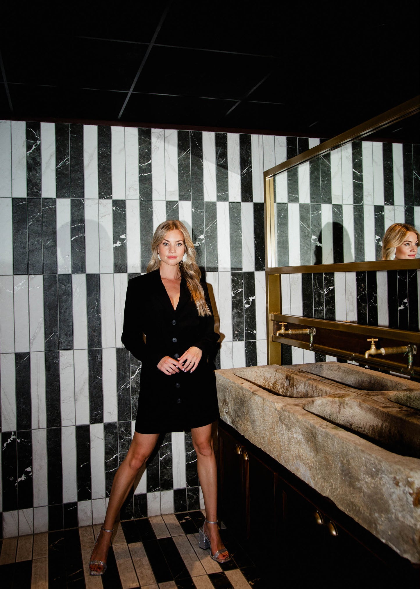 Ilana Blazer Dress Black