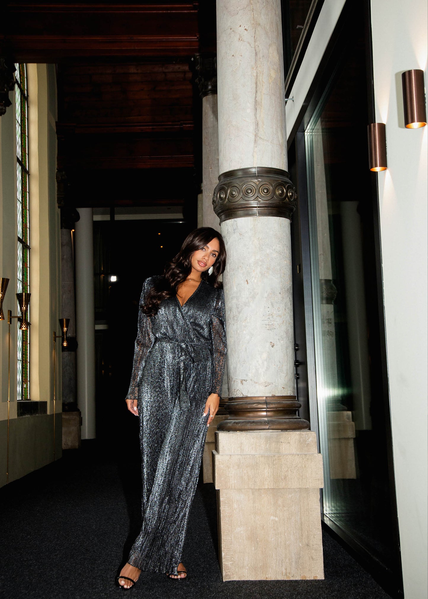 Jinn Jumpsuit Black/Silver