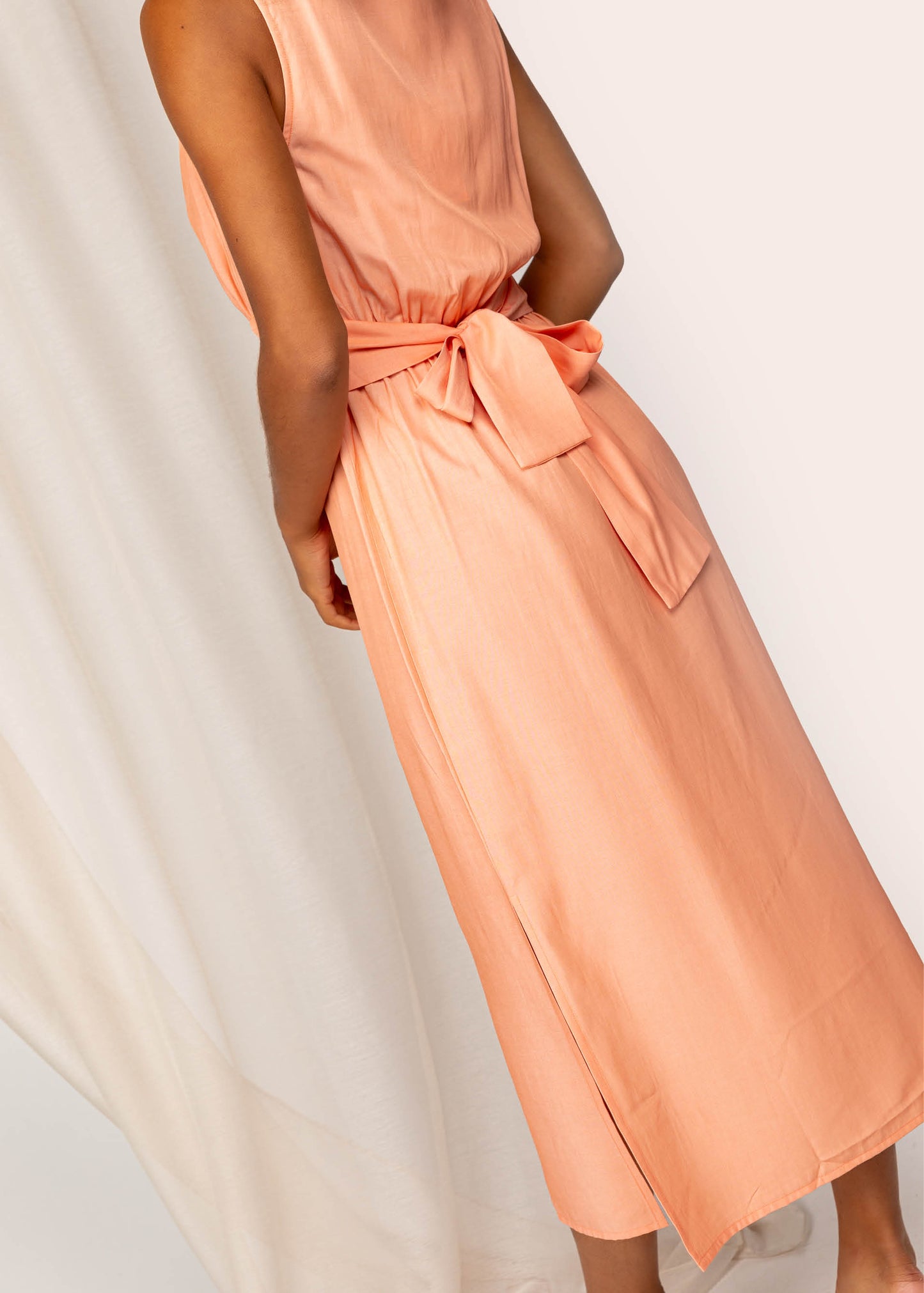 Joani Midi Dress Sugar coral