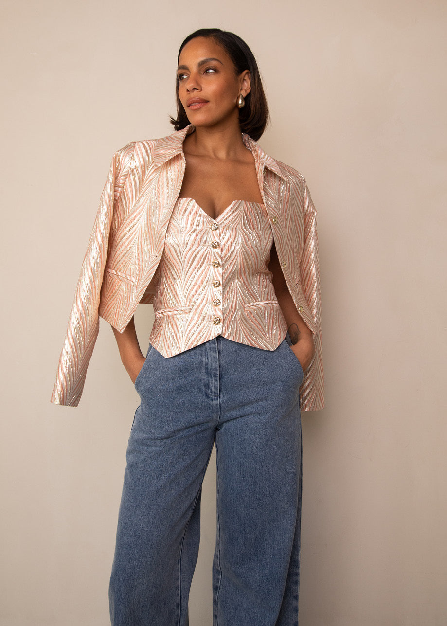 Jasmijn Blazer Rose pink
