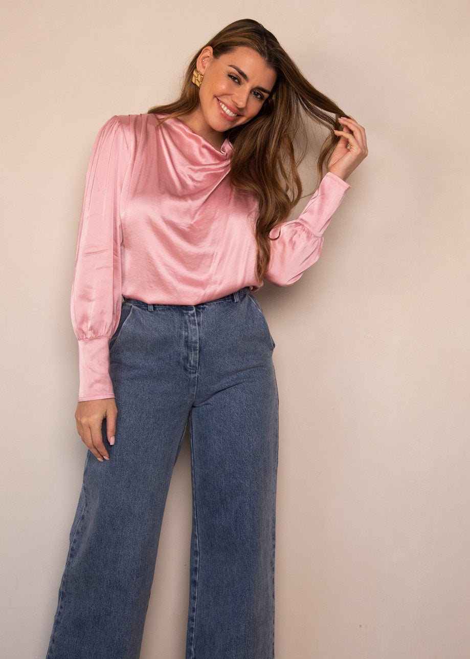 Teske Top Ls Rose pink