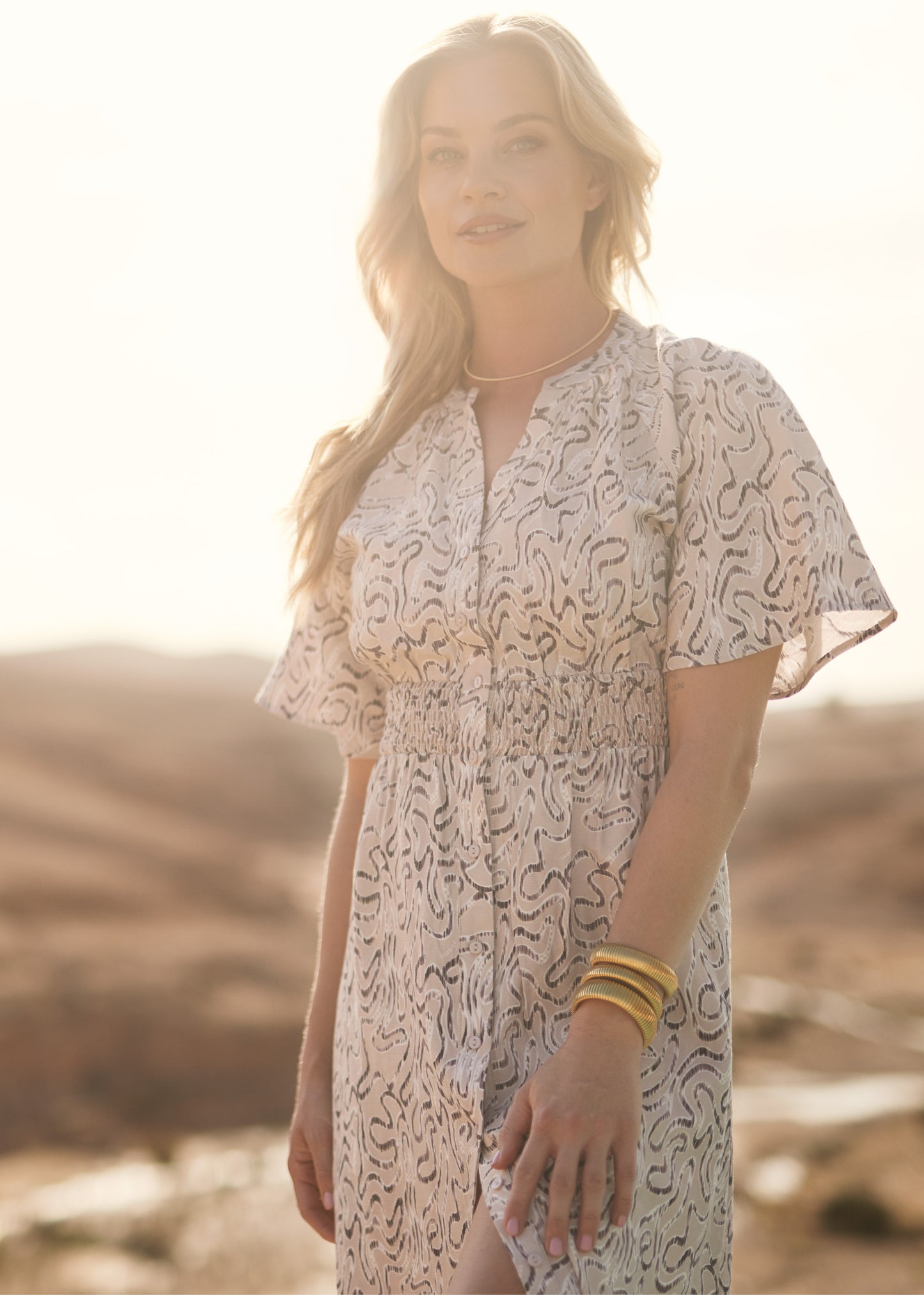 Mae Jurk Beige