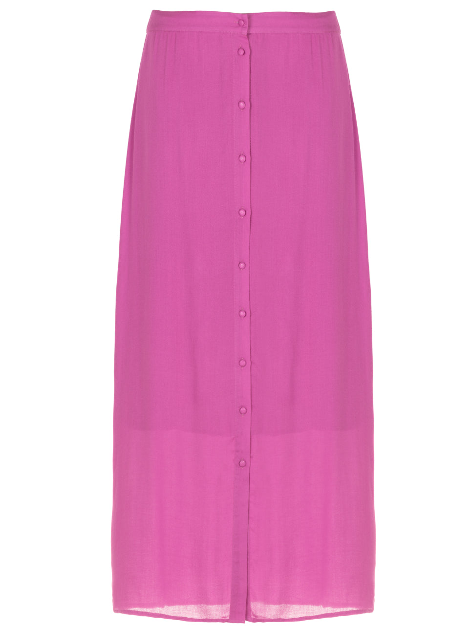 Maizie Maxi Skirt Pink Orchid