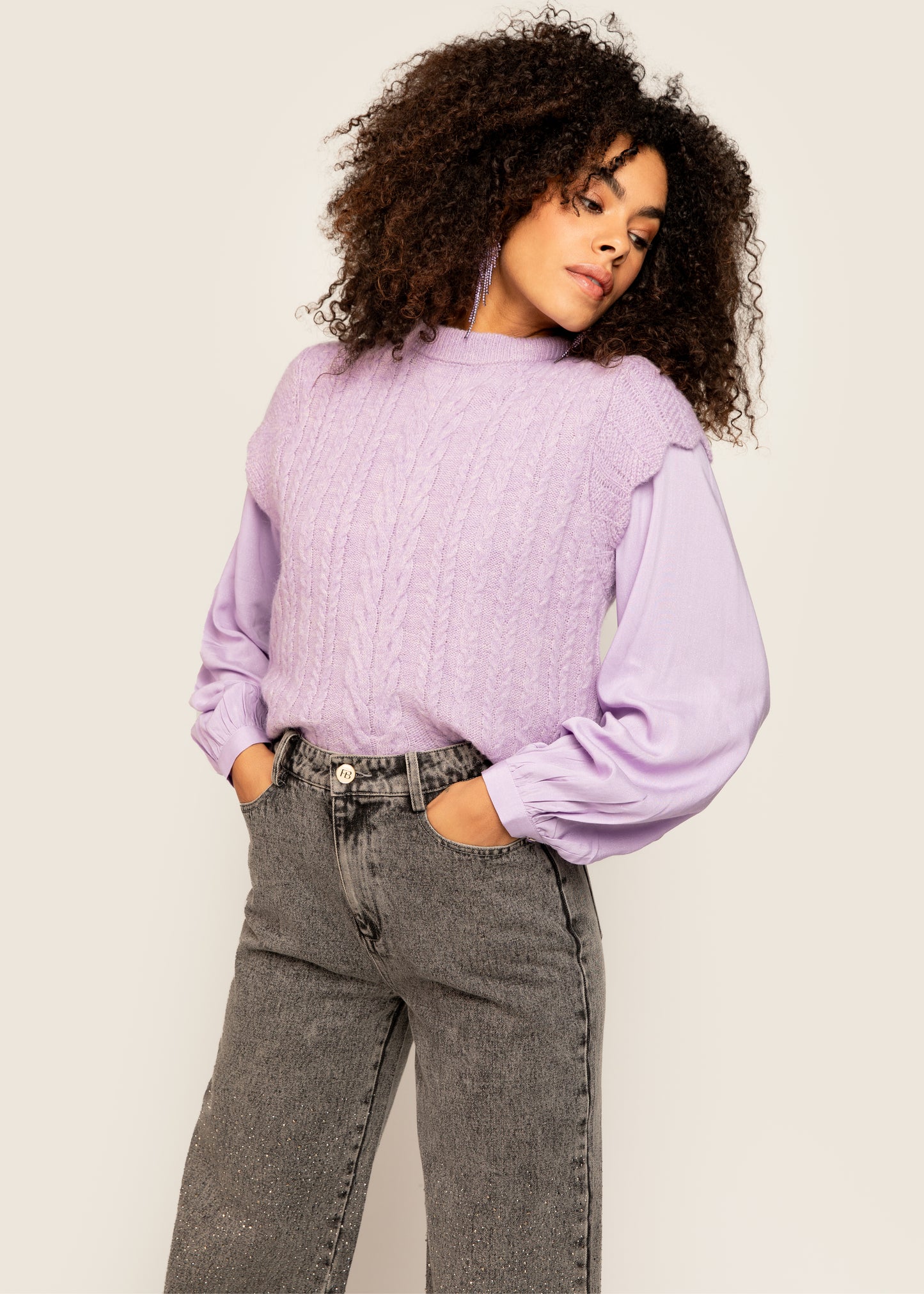 Bex Blouse Light purple