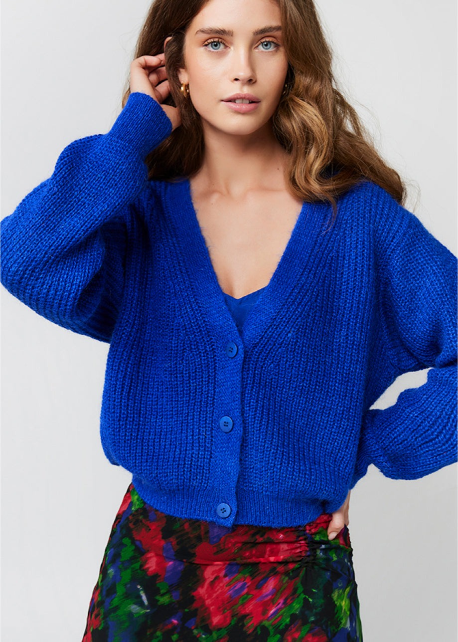 Parker Cardigan Cobalt Blue