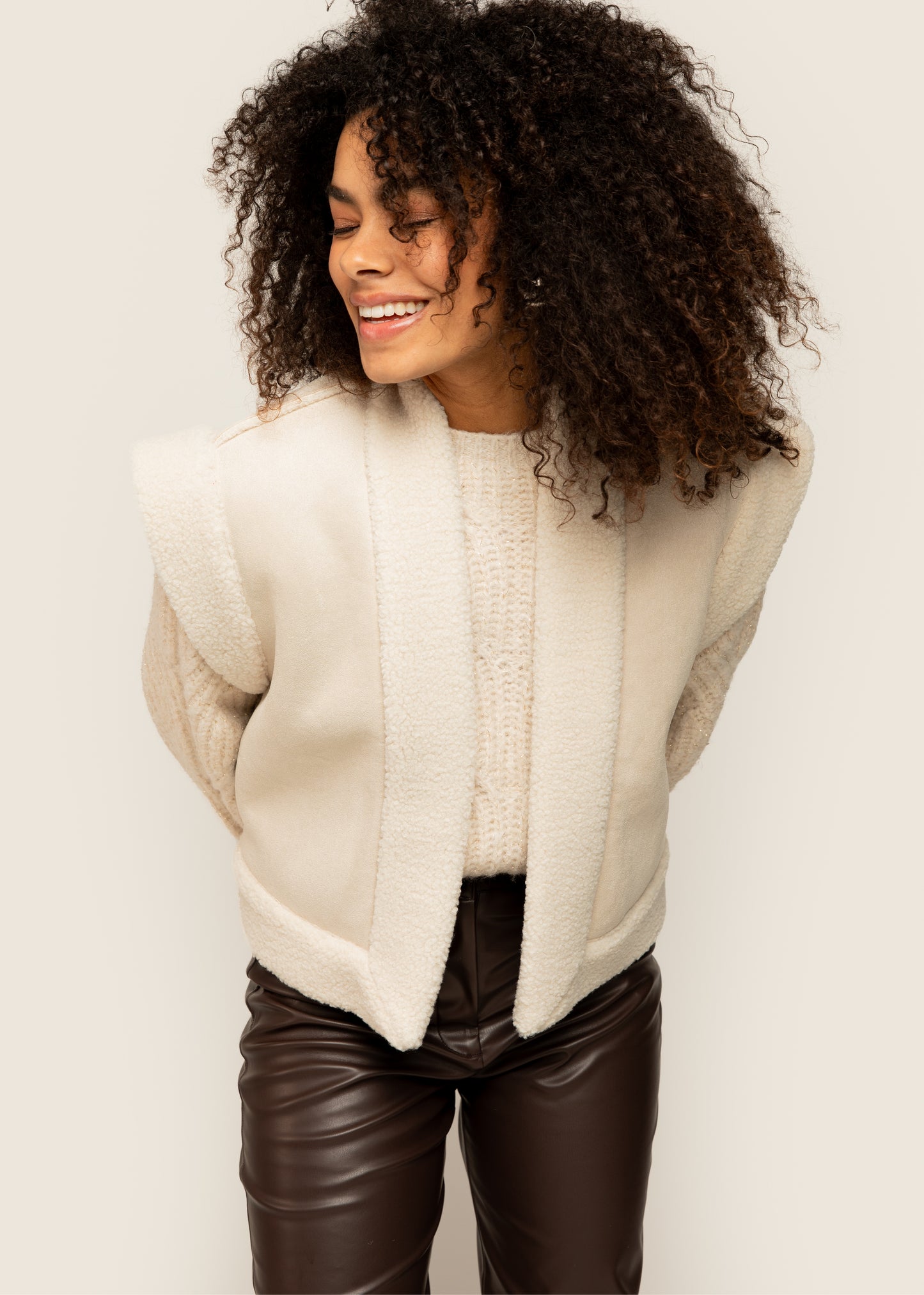 Olette Gilet Beige