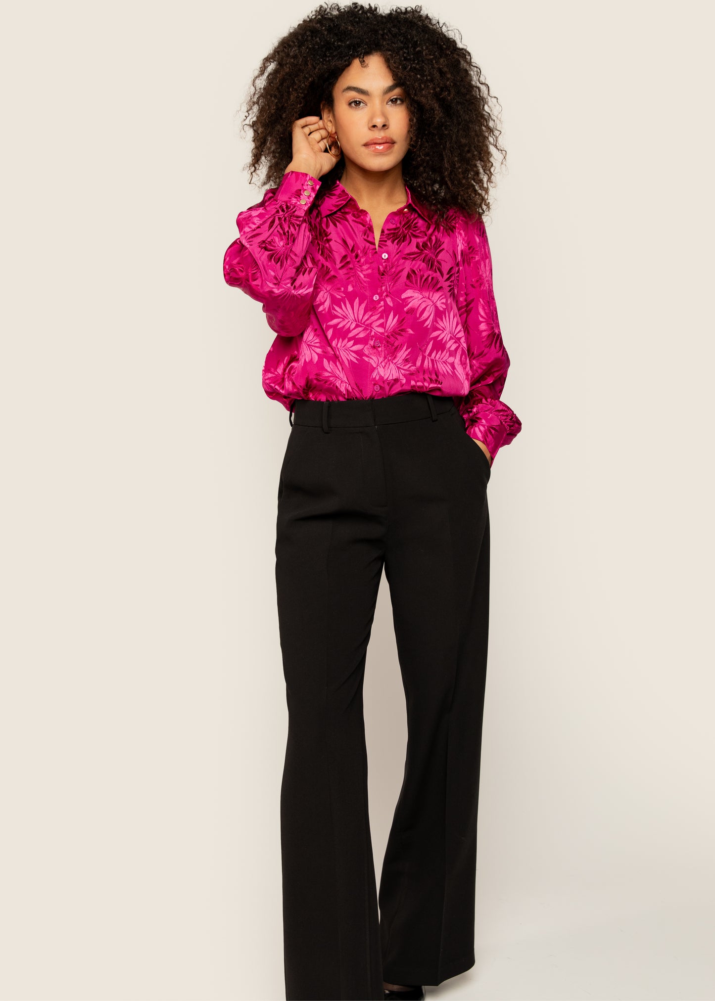 Benda Blouse Raspberry rose