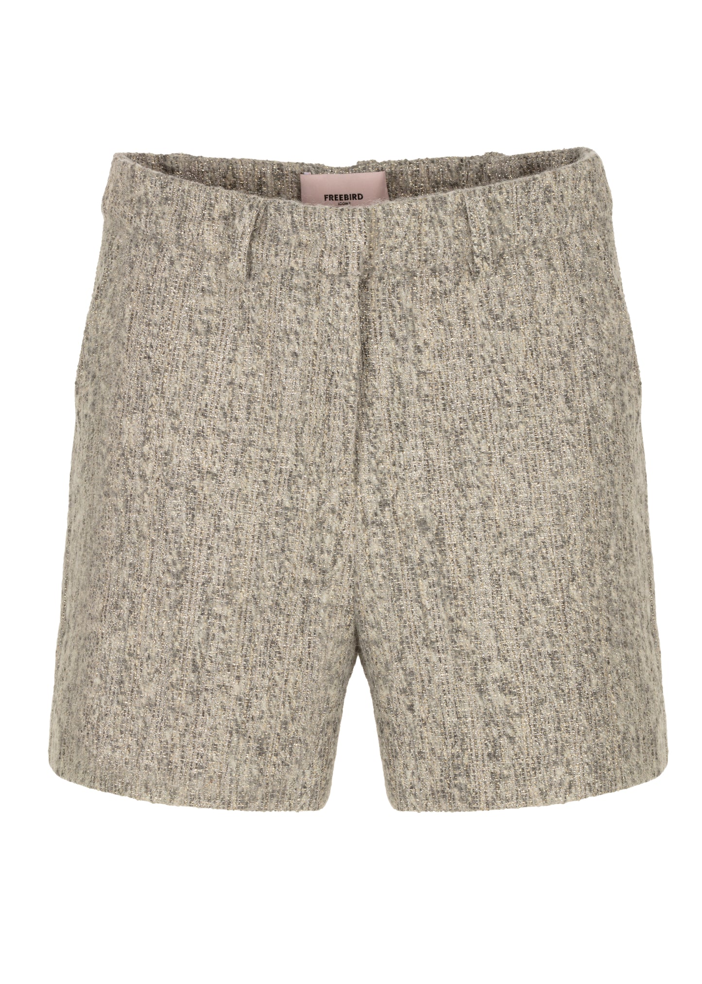 Plume Short Silver Grey