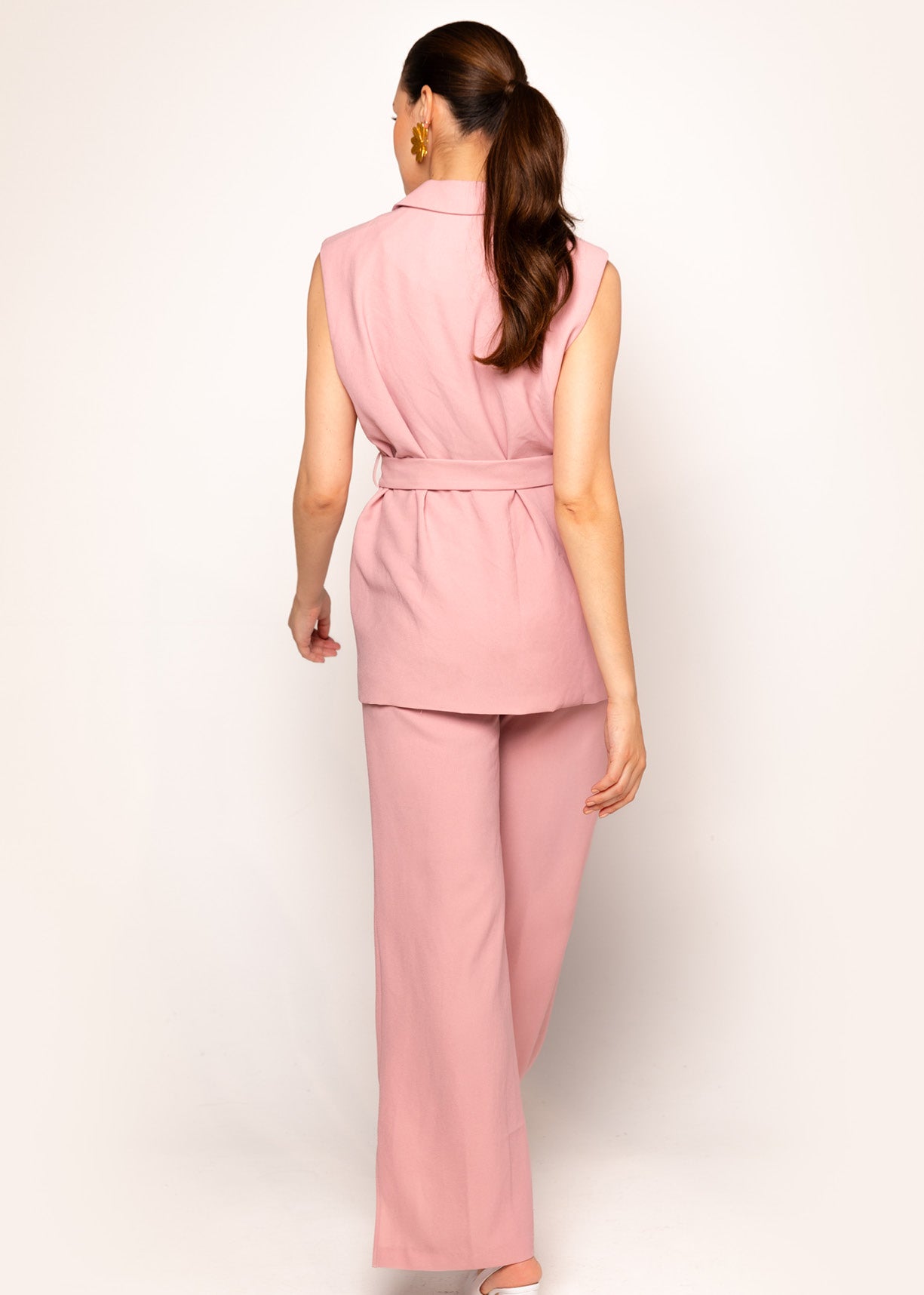 Loretta Gilet Soft pink