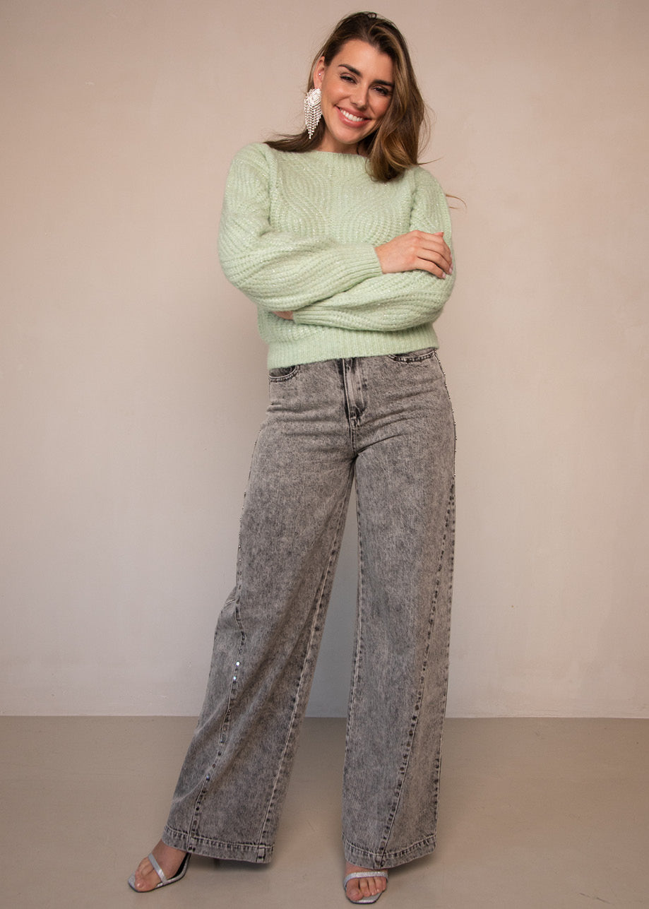 Kathleen Pull Sweater Sage green