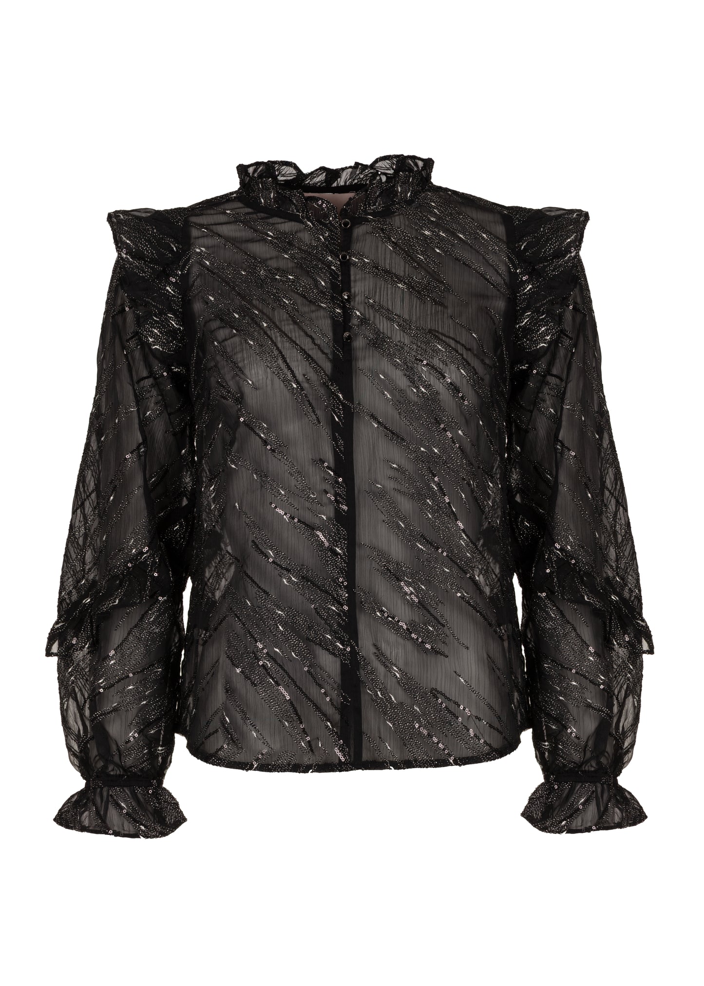 Belva Blouse Zwart