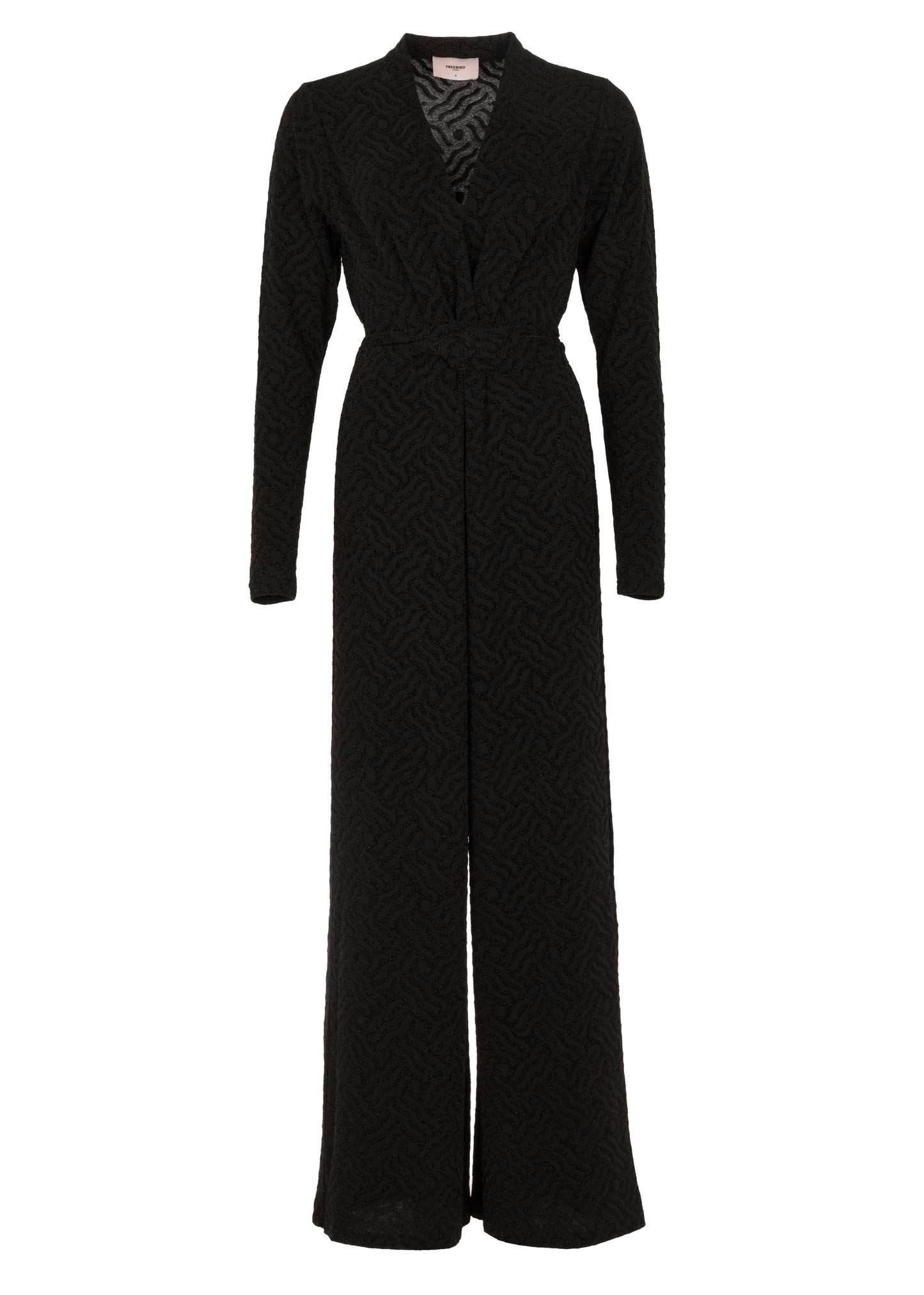 Vasili Jumpsuit LS Zwart
