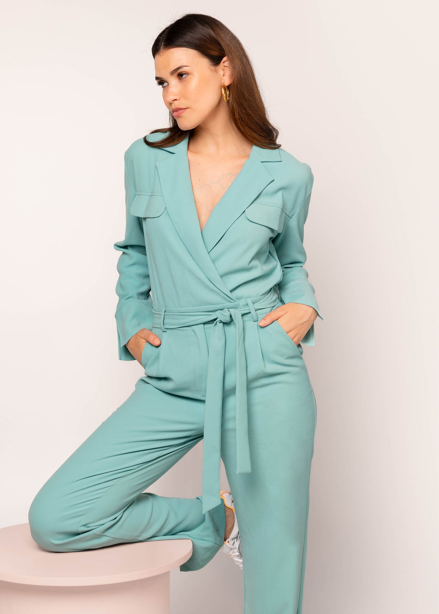 Yael Jumpsuit Aqua green