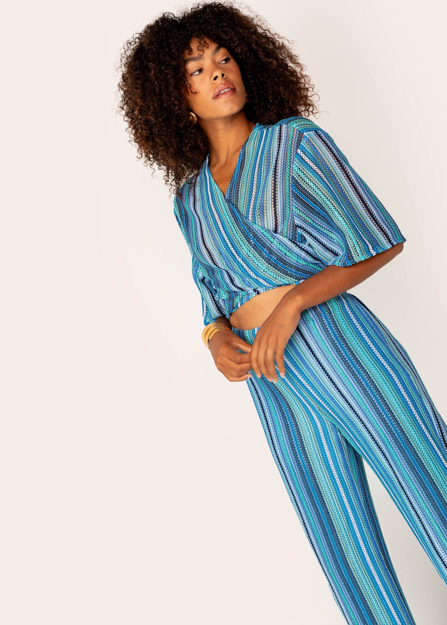 Allani Kimono Multi blue