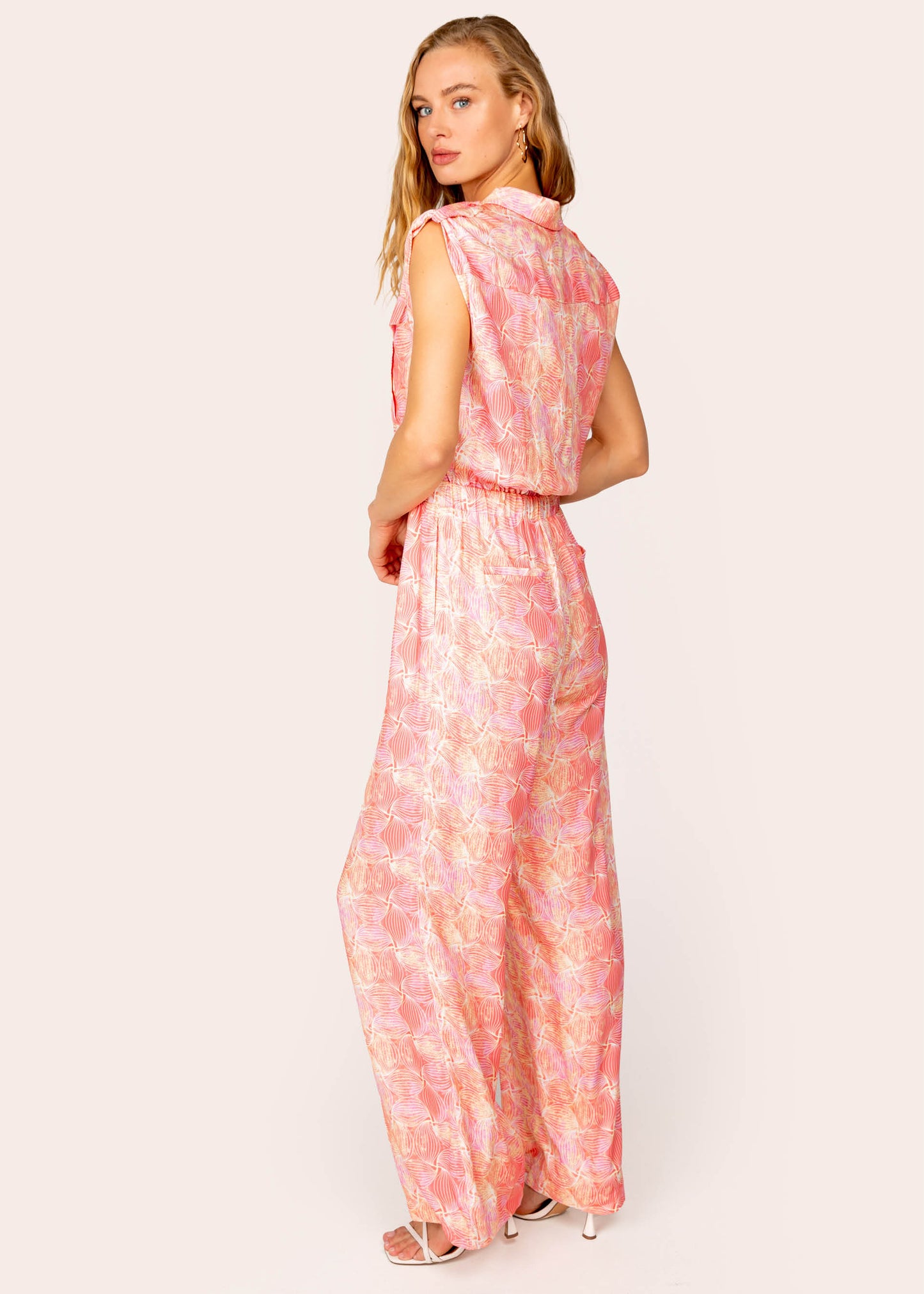 Yune Jumpsuit Coral flower