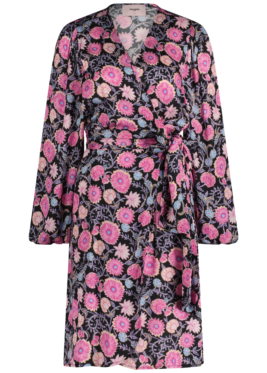 Blossom Mini Jurk Paars