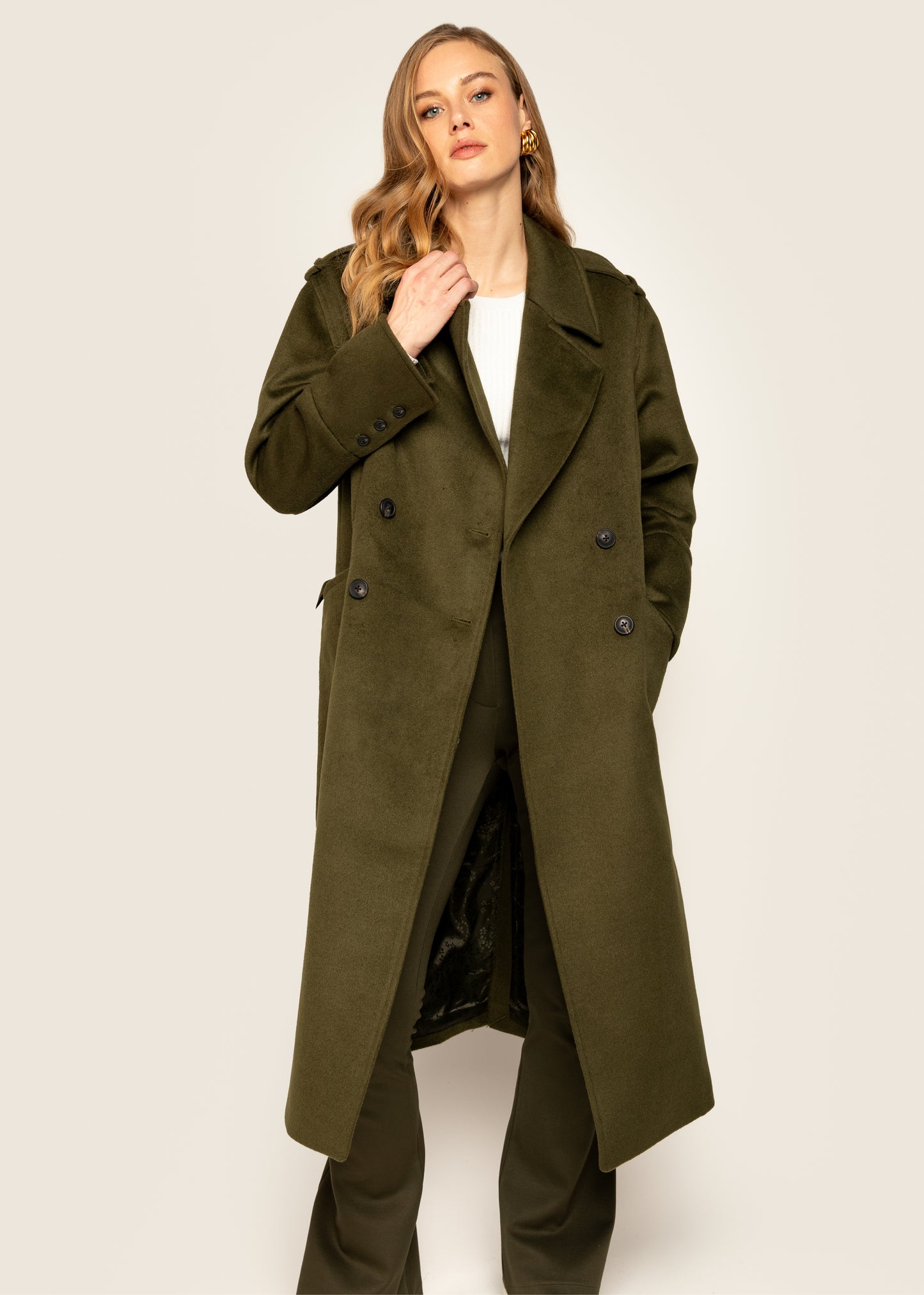 Odes Coat Cypress green
