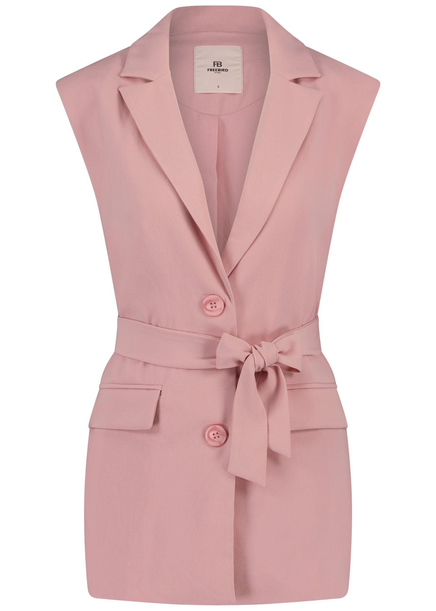 Loretta Gilet Soft pink