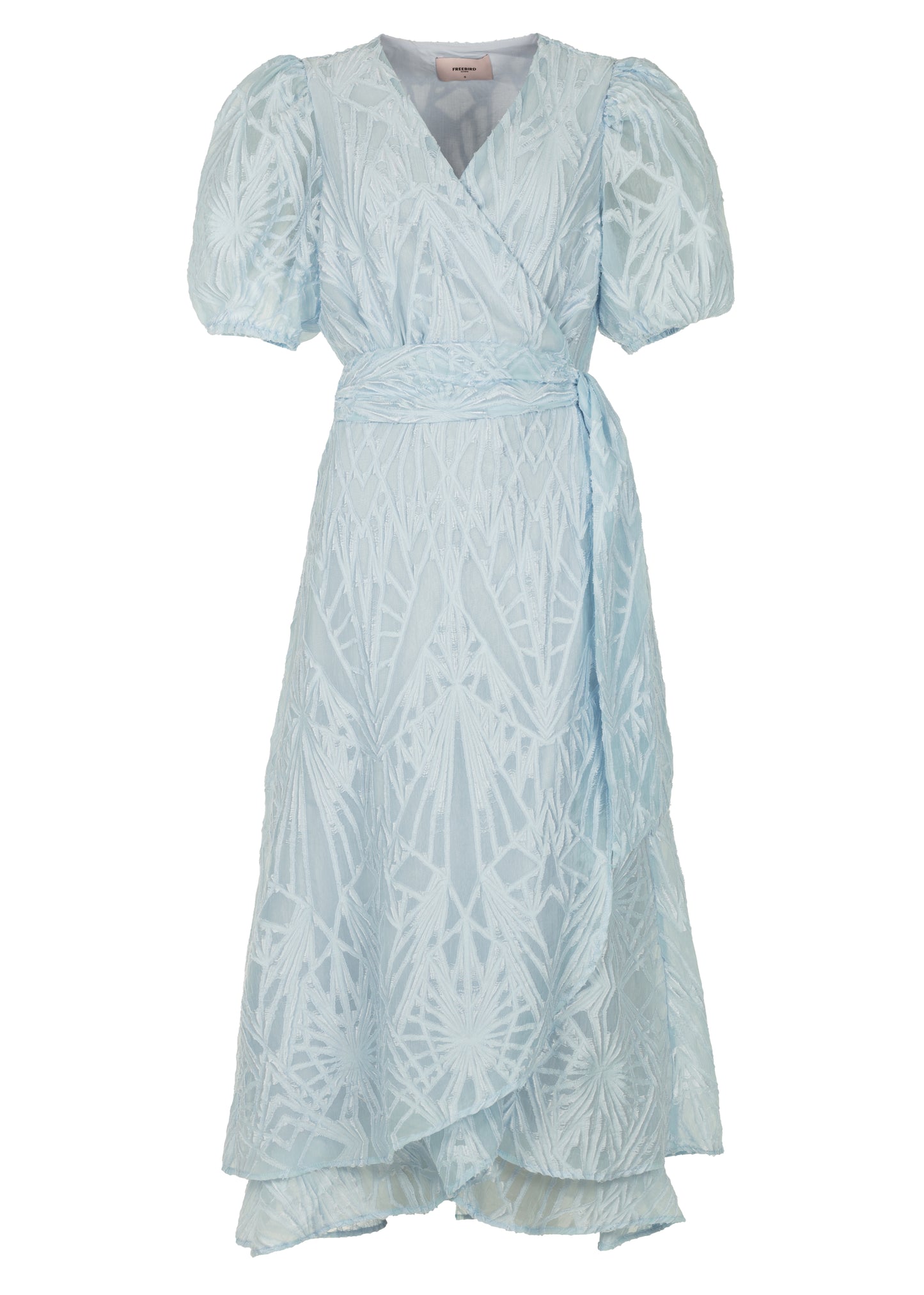 Blossom Layer Dress Clear blue