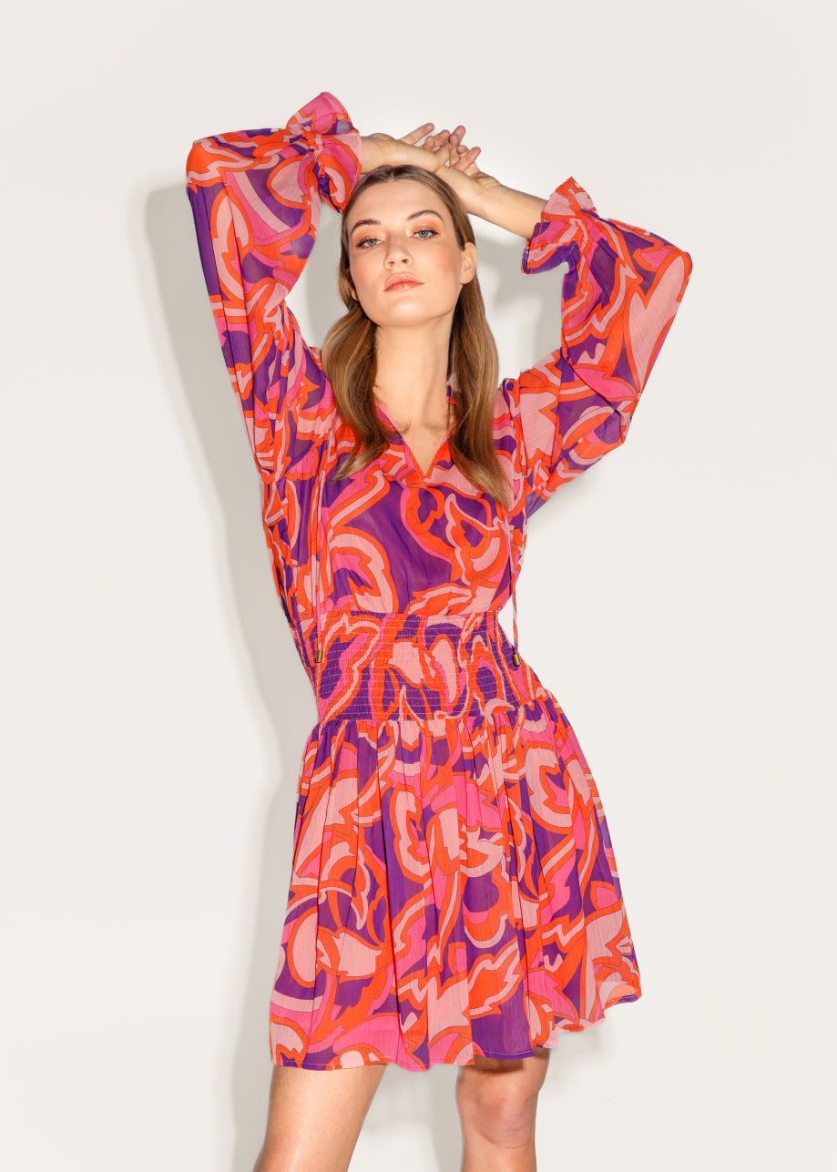 Friday Dress Bright Pink