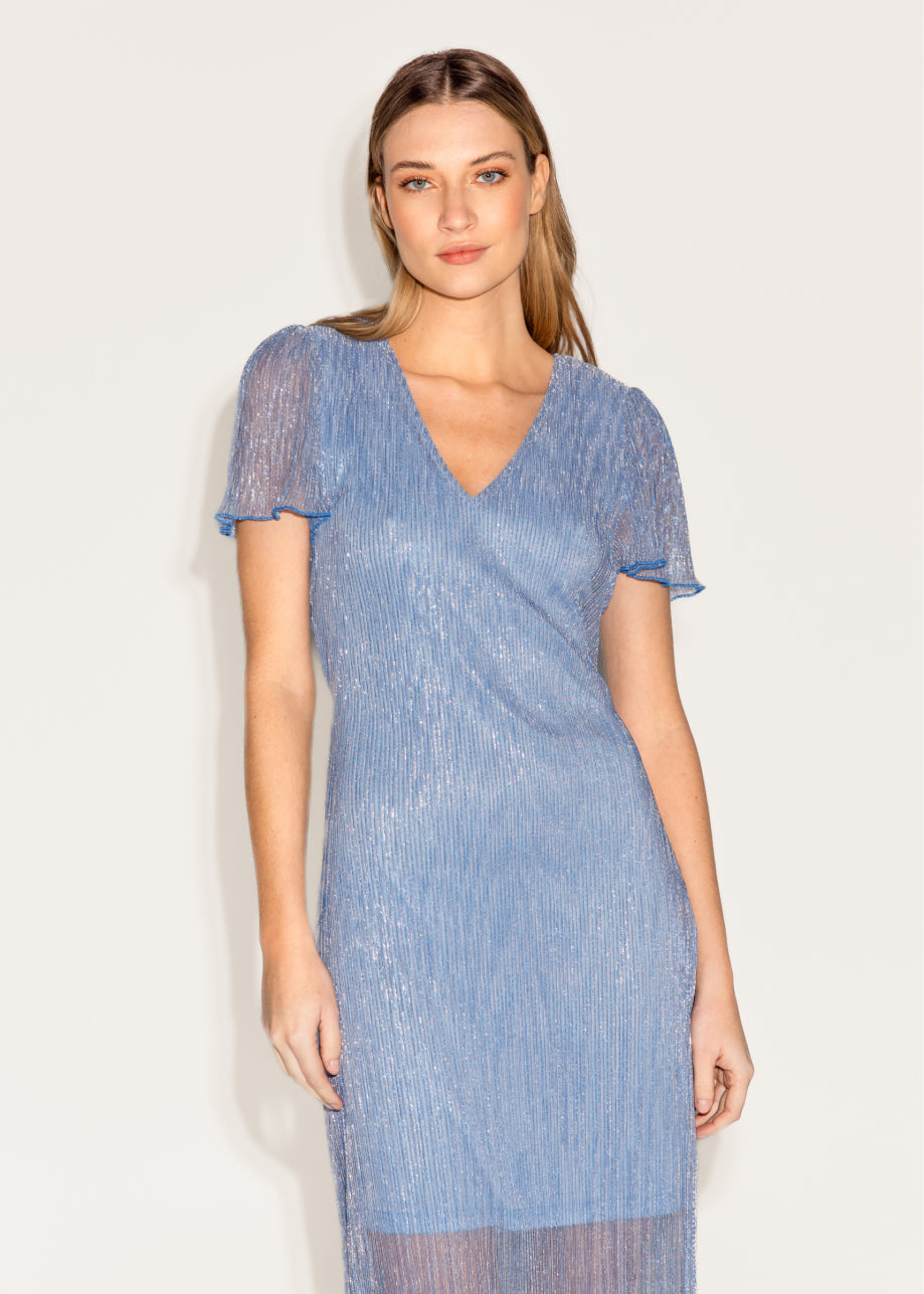 Gala SS Jurk Blauw