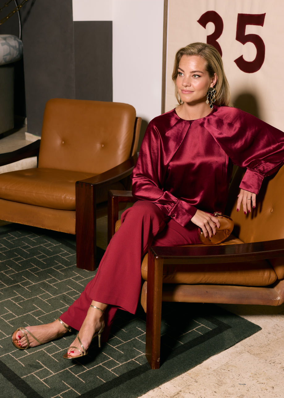Penelope Broek - Lipstick Red