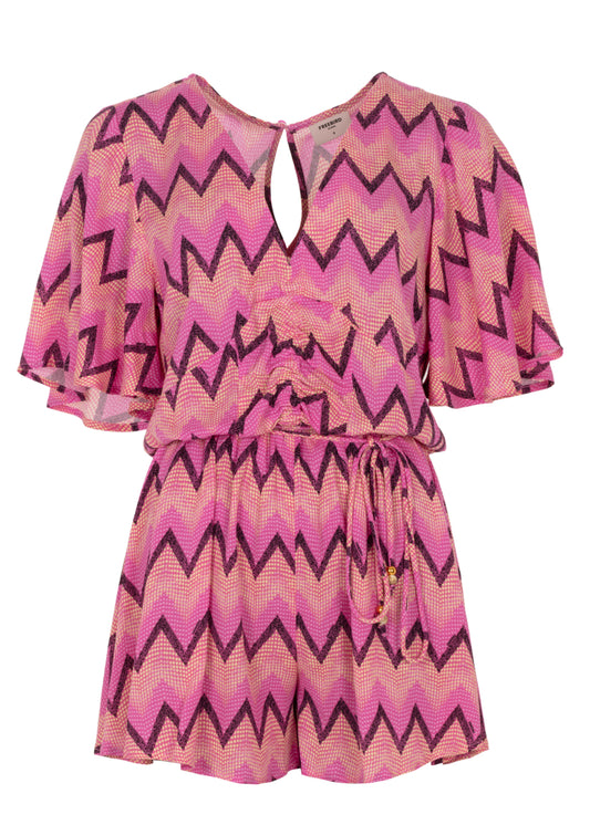 Aisha Jumpsuit Zigzag pink