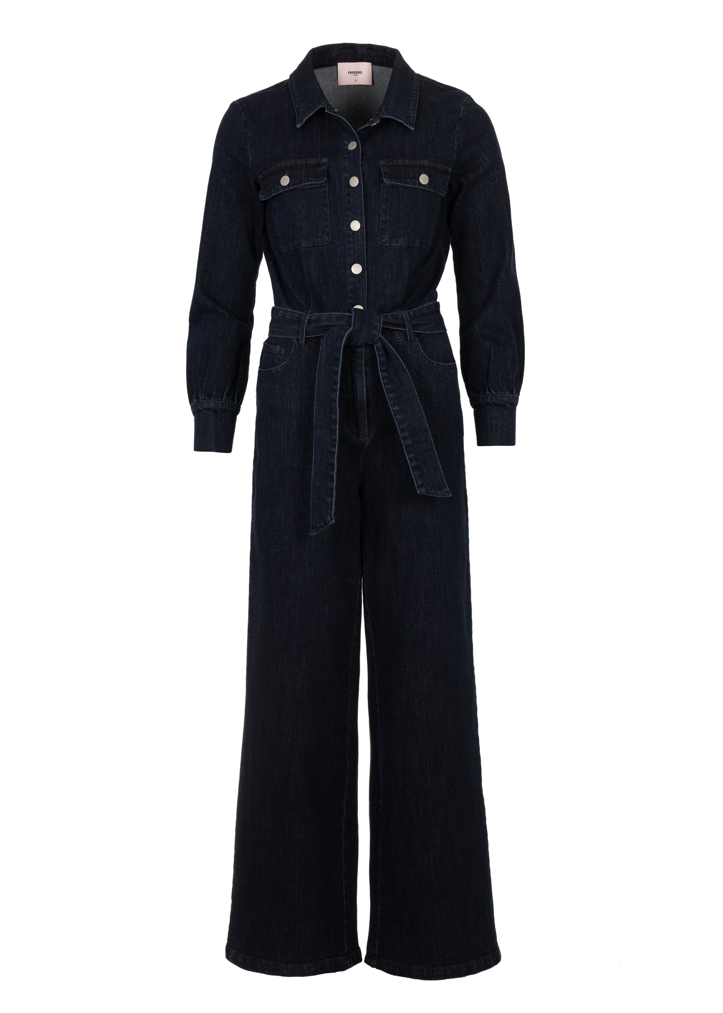 Armell Raw Stretch Jumpsuit - Indigo Blue