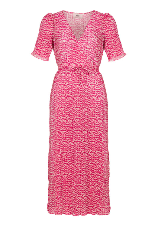 Astrid Dress Wavy Pink